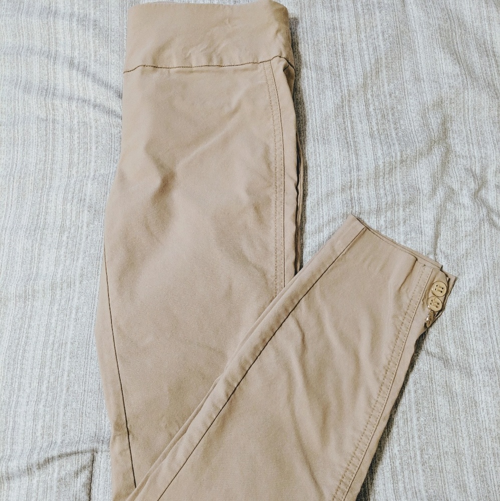 ✳️ REDUCED✳️NY&C Khaki Pull-On Ankle Pants